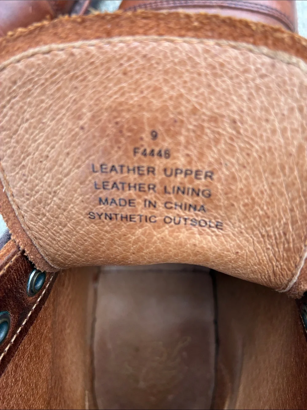 J. Crew Men's F 4446 Kenton Leather Cap toe boots